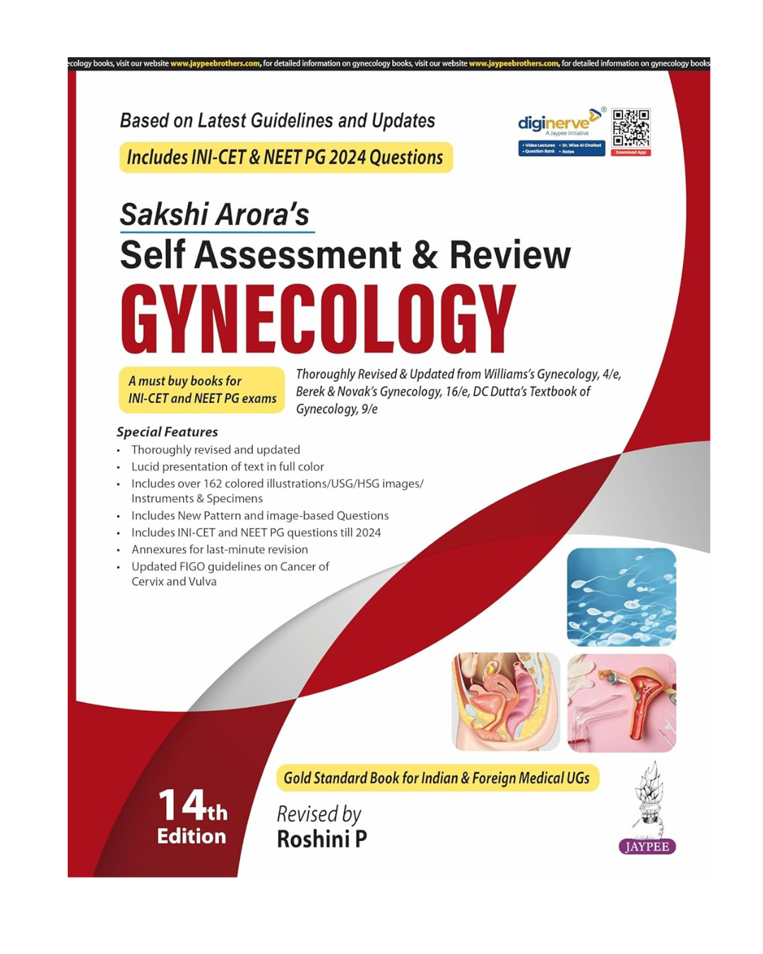 Sakshi Arora's Self Assessment & Review Gynecology 14/e 2025