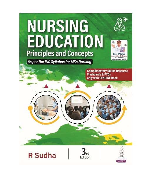 Nursing Education Principles and Concepts by R Sudha 3/e 2026