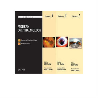 Modern Ophthalmology by L.C Dutta (Set of 3 Volumes)