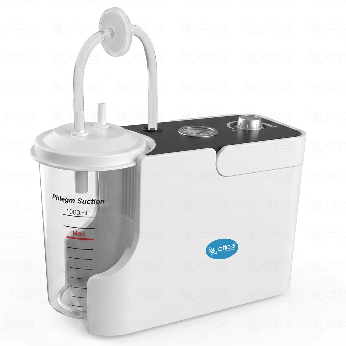 Portable phlegm aspirator suction apparatus