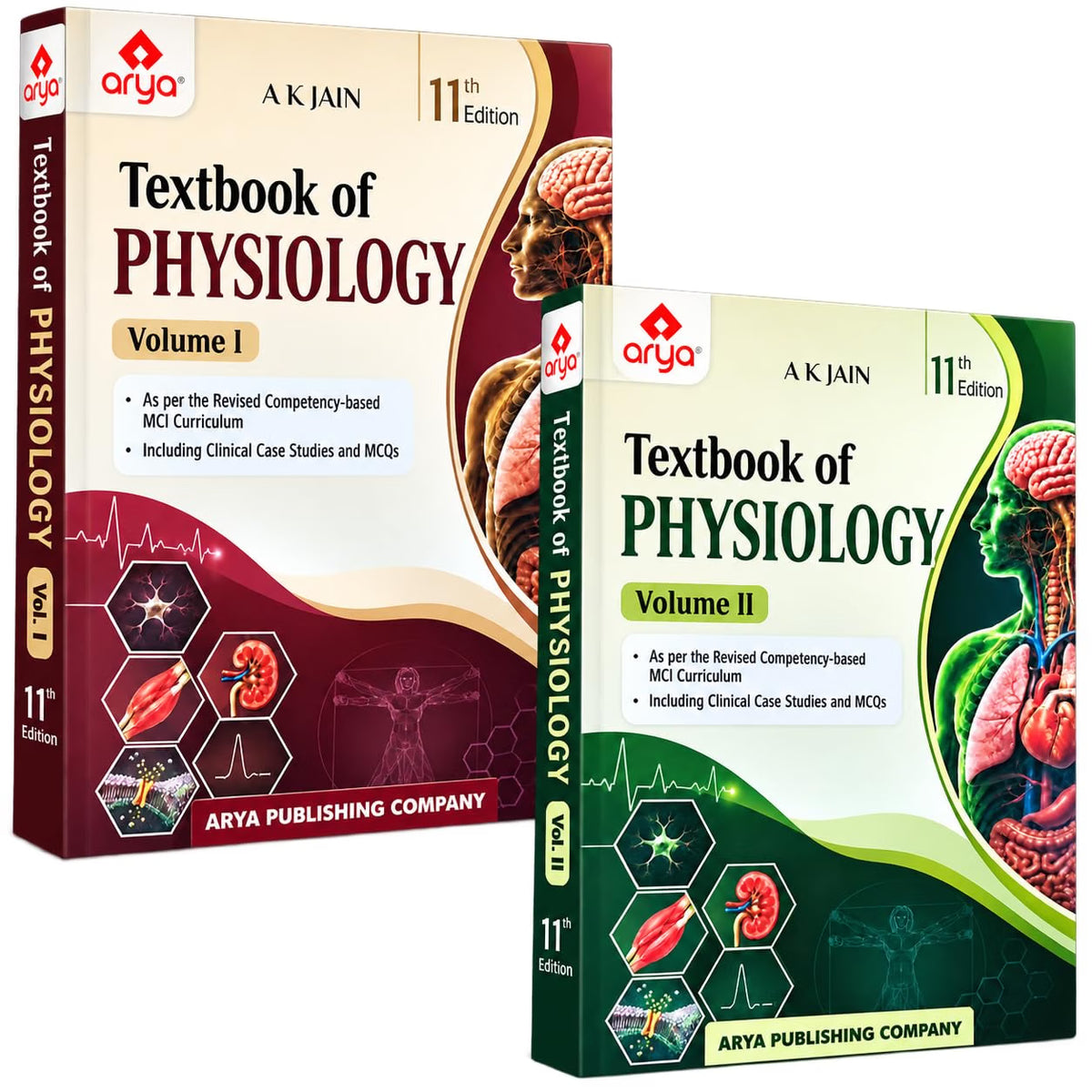 Textbook Of Physiology 10ed ( Vol 1 & Vol 2 ) 2023  by A K Jain 11/e 2026