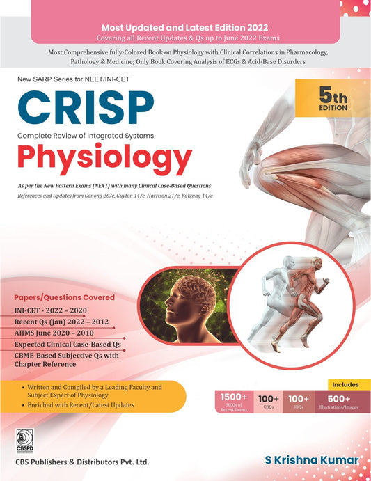 CRISP Complete Review Of Integrated Systems Physiology (2023) by S Krishna Kumar