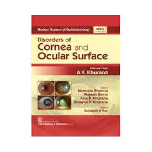 Disorders Of Cornea And Ocular Surface (MSO Series) by AK Khurana