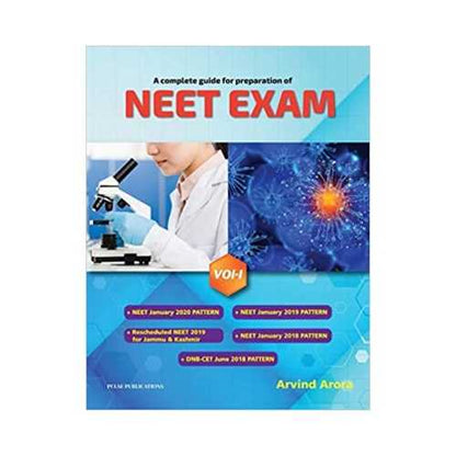 A Complete Guide For Preparation Of NEET EXAM 2020 (Vol 1) by Arvind Arora