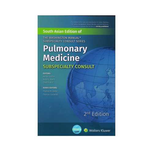 The Washington Manual Pulmonary Medicine Subspecialty Consult 2017 By Derek E. Byers