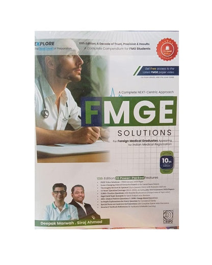 A Complete Next-Centric Approach FMGE Solutions by Deepak Marwah 10/e 2026