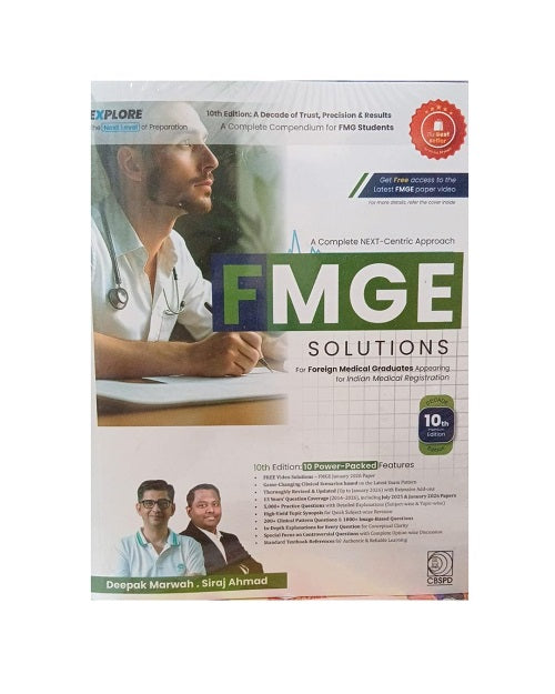 A Complete Next-Centric Approach FMGE Solutions by Deepak Marwah 10/e 2026