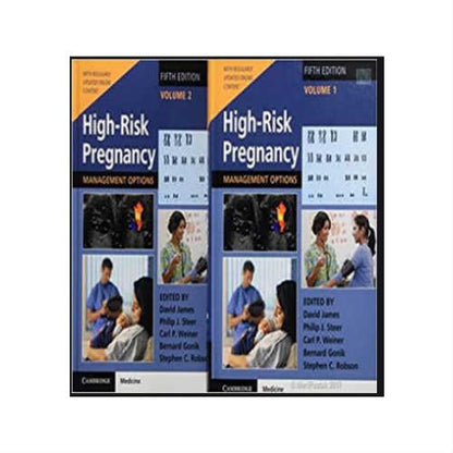 High-Risk Pregnancy : Management Options (Vol 1 & 2) By David James