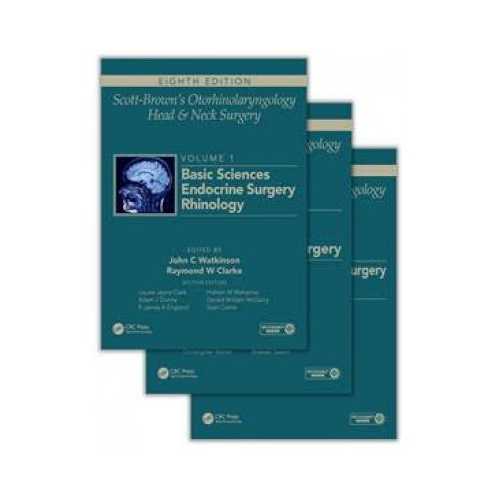 Scott Browns Otorhinolaryngology Head And Neck Surgery (3 Vols. Set) By Watkinson J C