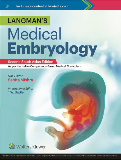Langman’s Medical Embryology by Sabita Mishra 2nd South Asian Edition 2023