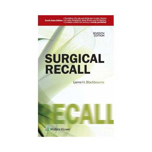 Surgical Recall by Lorne H Blackbourne