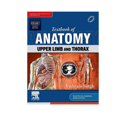 Textbook Of Anatomy Upper Limb And Thorax 4ed (Vol 1) By Vishram Singh
