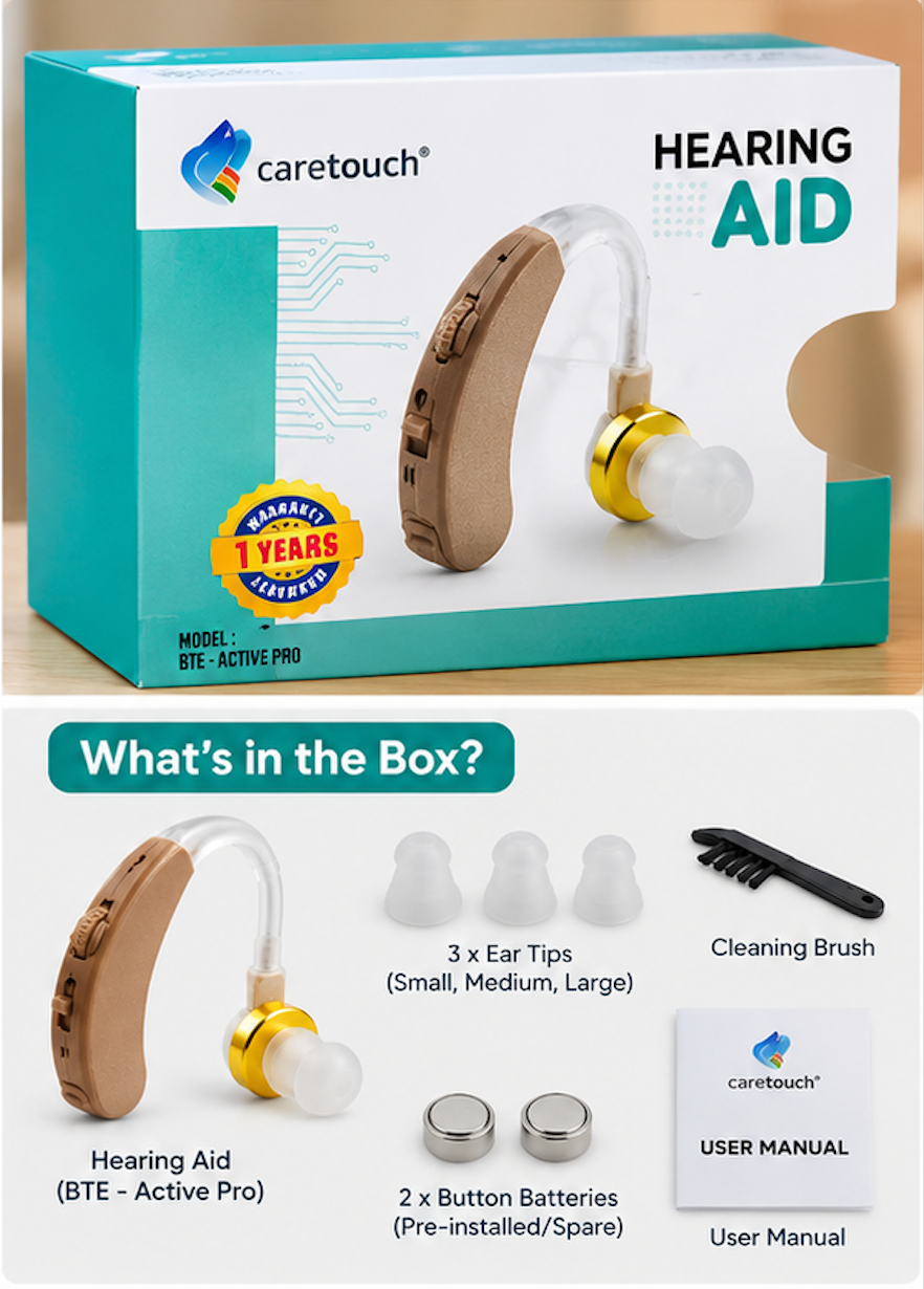 CareTouch Hearing Aid (BTE - Active Pro)