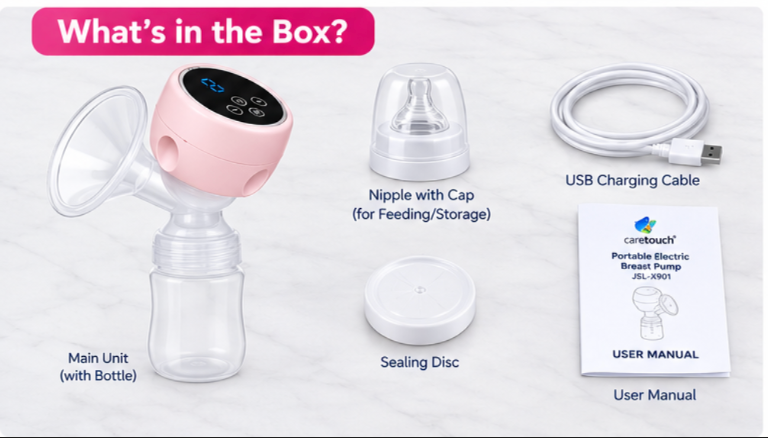 CareTouch Portable Electric Breast Pump (JSL-X901)