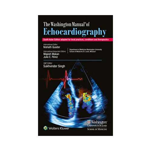 Washington Manual Of Echocardiography 1st SAE by Sukhvinder Singh
