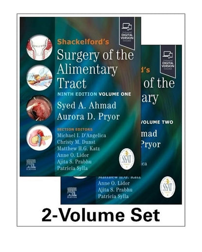 Shackelford's Surgery of the Alimentary Tract (2 vol set) by Syed A Ahmad 9/e 2026