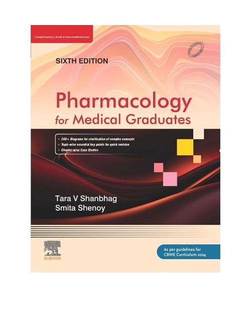 Pharmacology For Medical Graduates By Tara V Shanbhag 6/e 2026