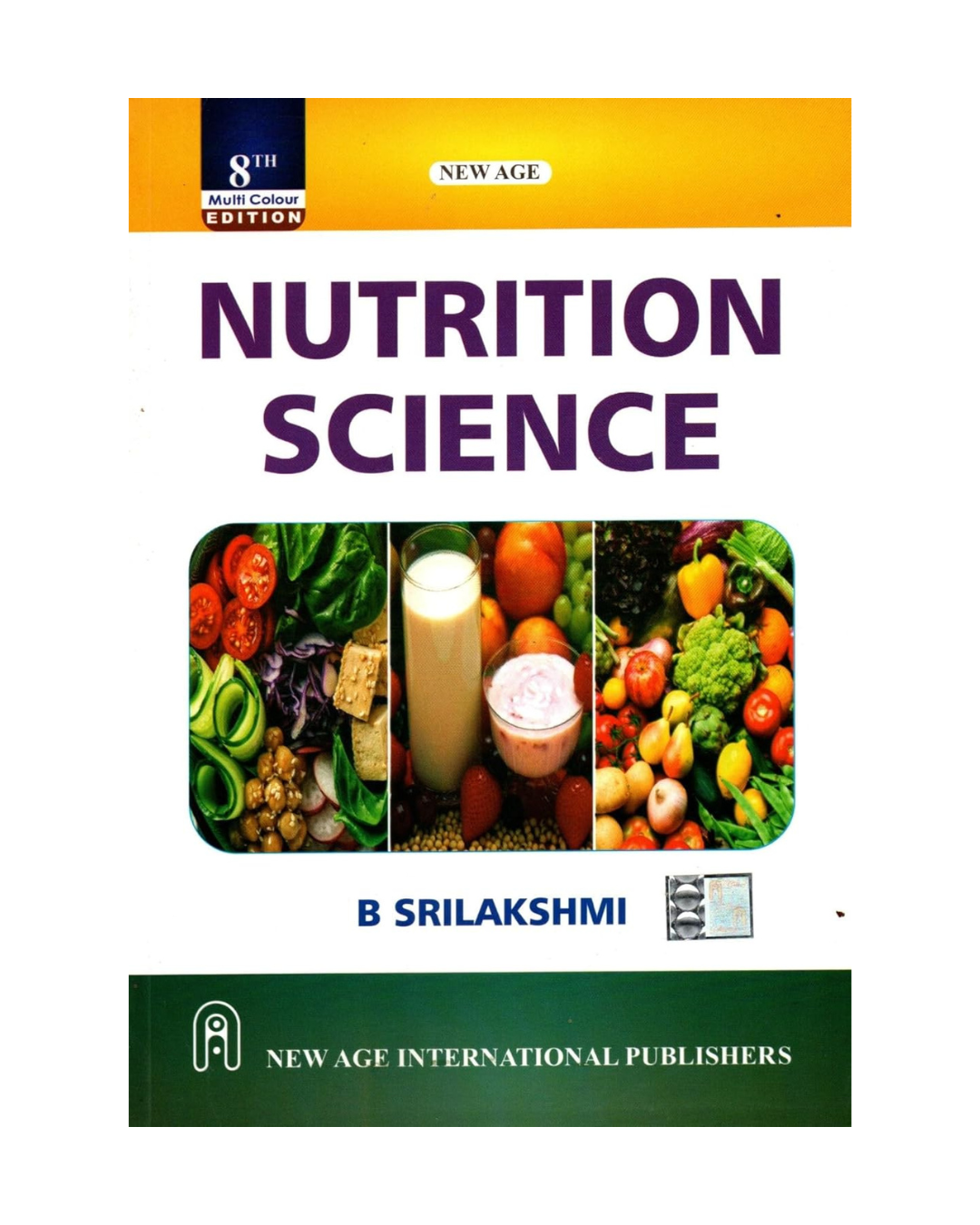 Nutrition Science 8/e 2023 by B Srilakshmi