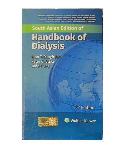 Handbook Of Dialysis by John T. Daugirdas 6/e 2025