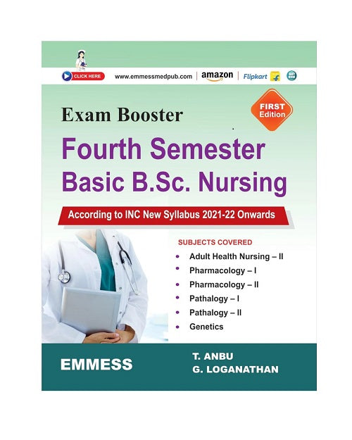 Exam Booster 4th Semester Basic BSc Nursing by T. Anbu 1/e 2025