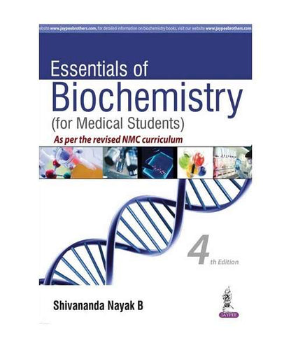 Essentials of Biochemistry for Medical Students by Shivananda Nayak B 5/e 2027