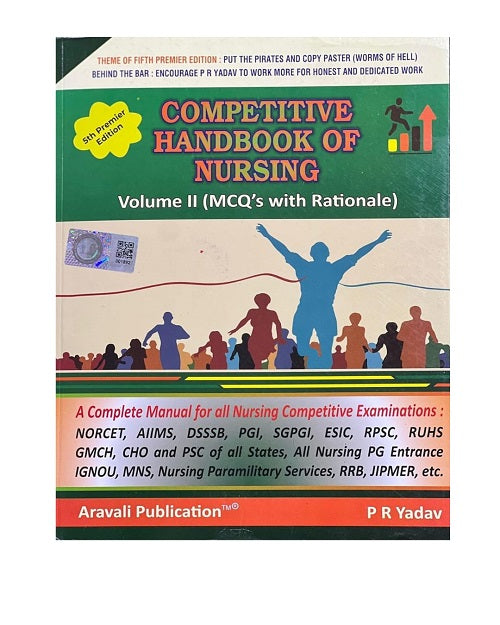 Competitive Handbook of Nursing Vol 2 MCQ 5/e 2024 by P R Yadav