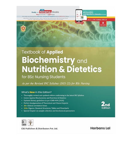 Textbook of Applied Biochemistry and Nutrition & Dietetics for BSc Nursing by Harbans lal 2/e 2026