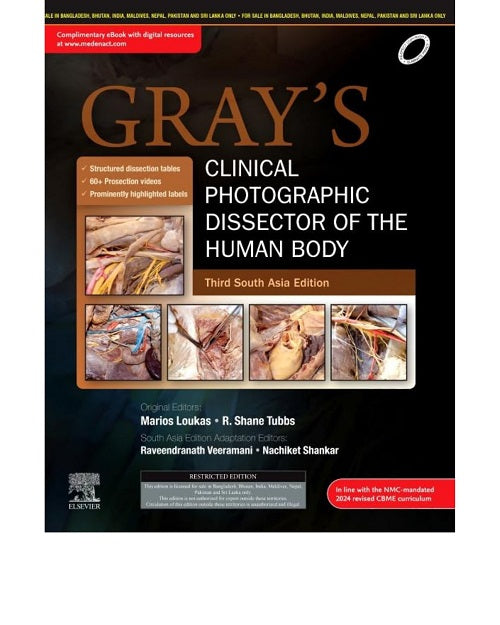 Gray’s Clinical Photographic Dissector of the Human Body by Raveendranath Veeramani 3rd SAE 2025