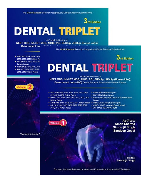 DENTAL TRIPLET - by Aman Sharma 3/e 2026