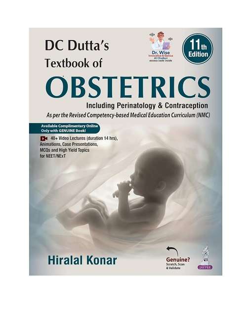 DC Dutta’s Textbook of Obstetrics 11/e 2026 By Hiralal Konar