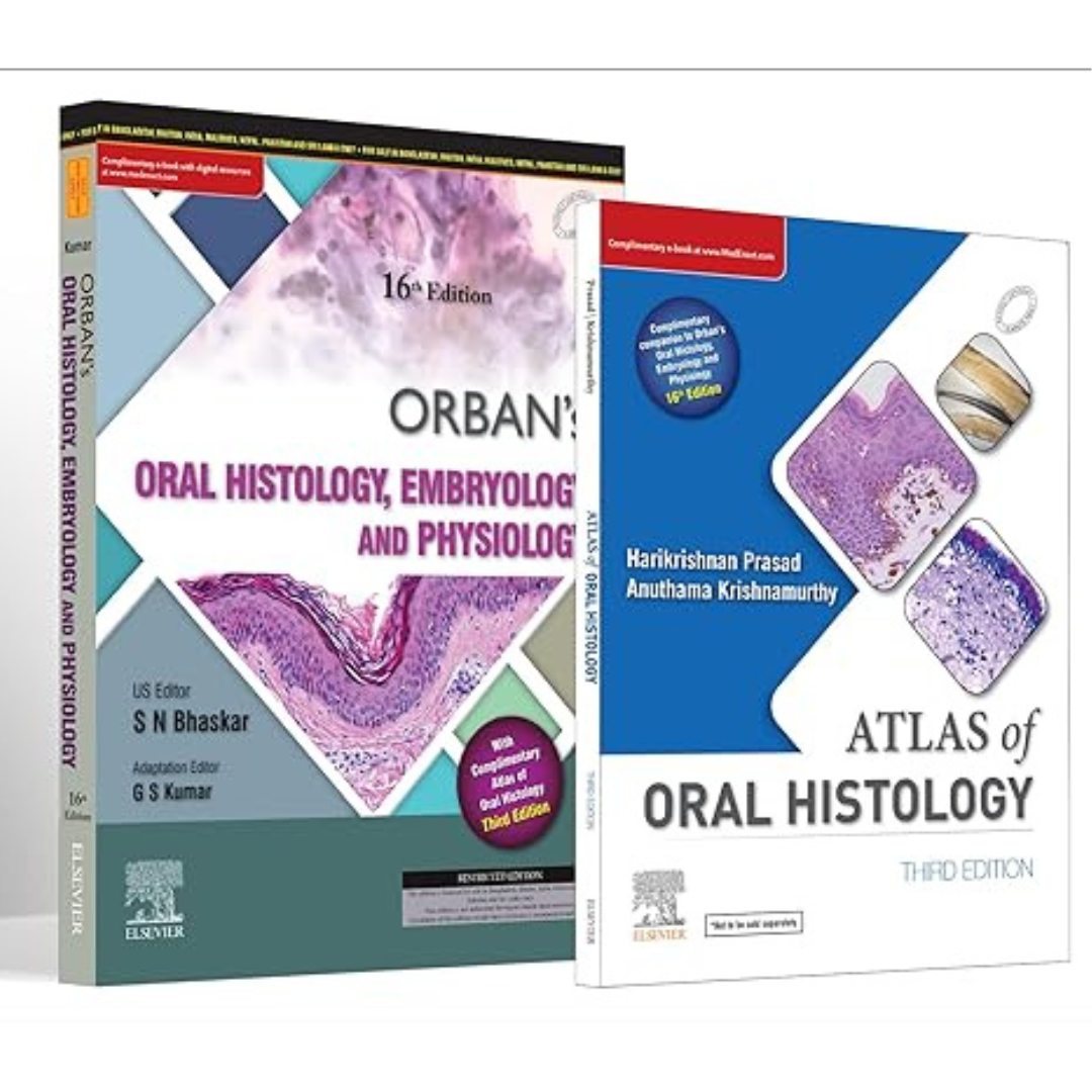 Orban's Oral Histology, Embryology & Physiology, and Atlas of Oral Histology 16/e 2023 by GS Kumar