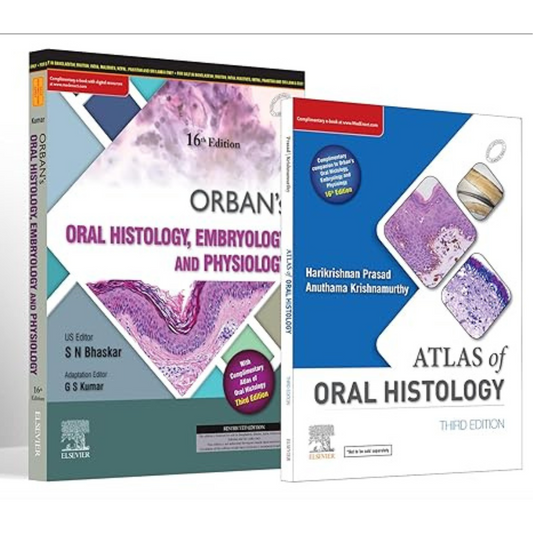 Orban's Oral Histology, Embryology & Physiology, and Atlas of Oral Histology 16/e 2023 by GS Kumar