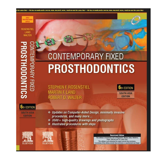 Contemporary Fixed Prosthodontics, 6ed South Asia Edition 2022 by Rosenstiel