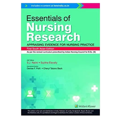 Essentials of Nursing Research 1st SAE/2022 bY S J Nalini, Sujitha Elavally