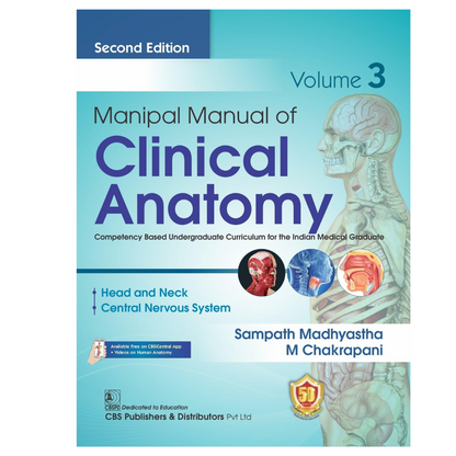 Manipal Manual of Clinical Anatomy, Vol 3, 2/e 2023 By Sampath Madhyastha