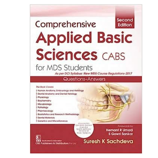 Comprehensive Applied Basic Sciences: For MDS Students (PB 2023) By Suresh K Sachdeva