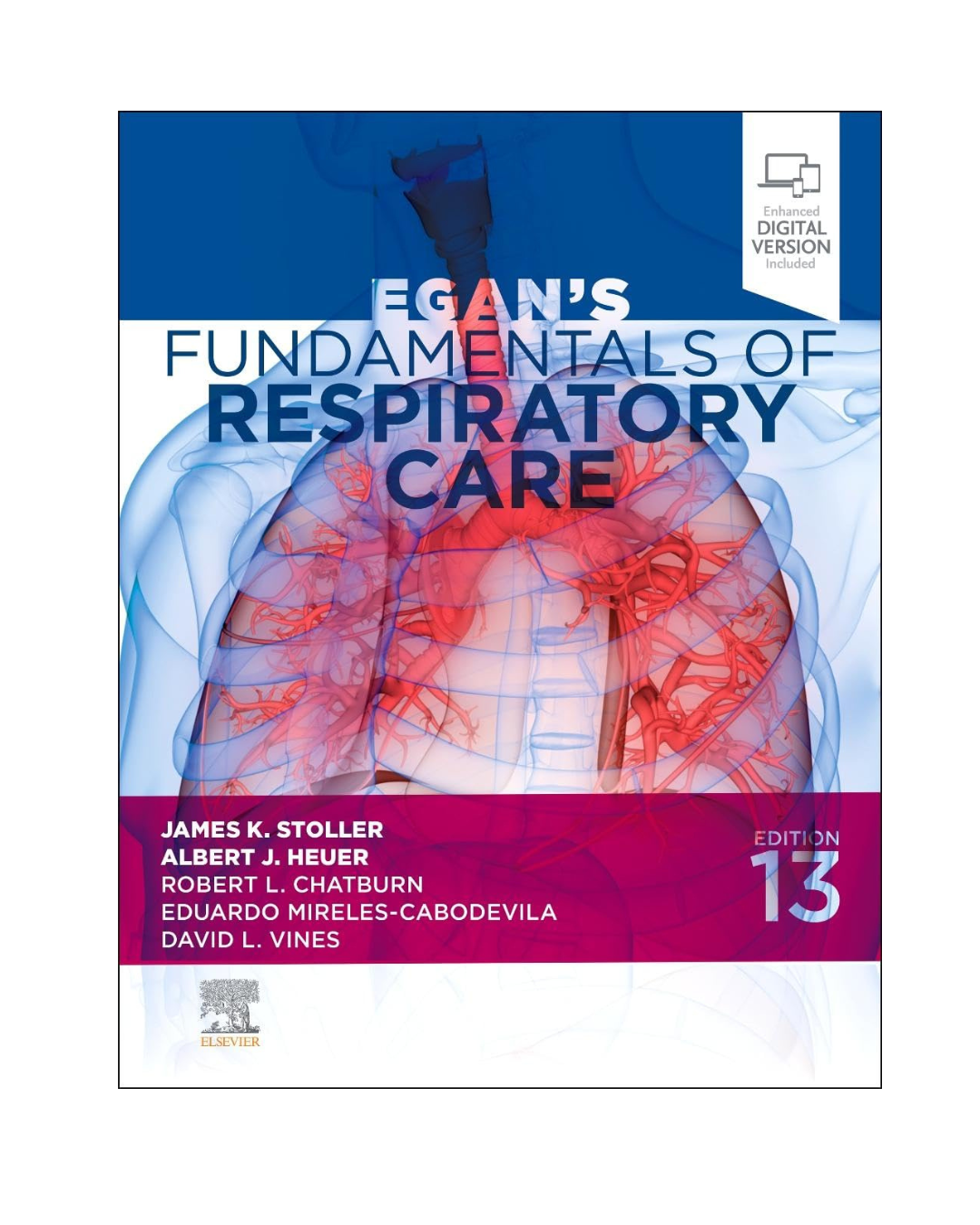 Egan's Fundamentals of Respiratory Care 13/e 2024 by James K. Stoller