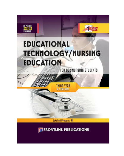 Educational Technology/Nursing Education For B.Sc Nursing 3rd year 5th Sem 1/e 2024 by Lakshmi Prasanna M