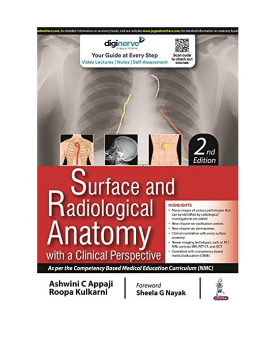 Surface and Radiological Anatomy with a Clinical Perspective 2/e 2024 RP by Ashwini C Appaji