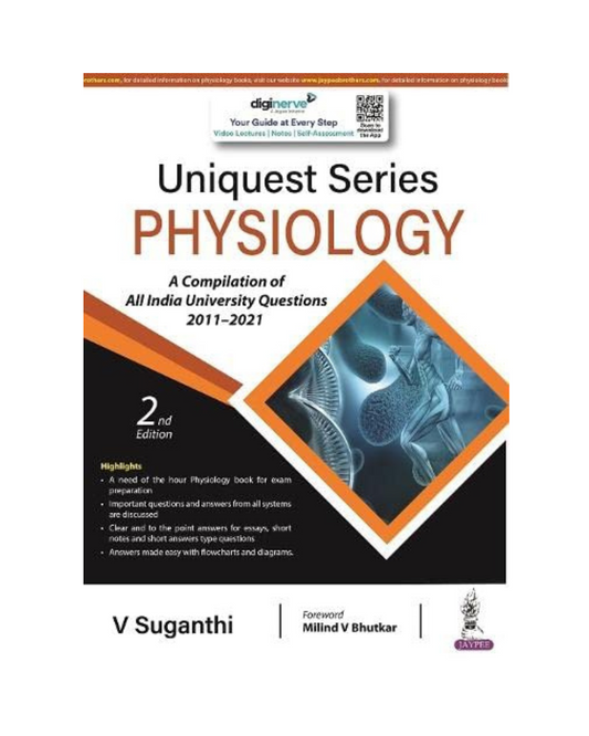 Uniquest Series: Physiology 2/e 2023 by V Suganthi