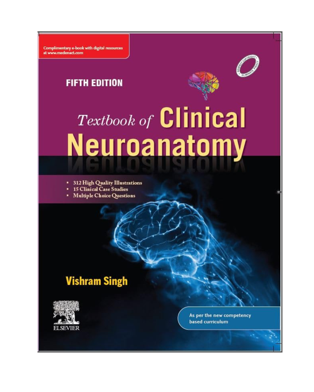 Textbook of Clinical Neuroanatomy 5/e 2024 by Vishram Singh