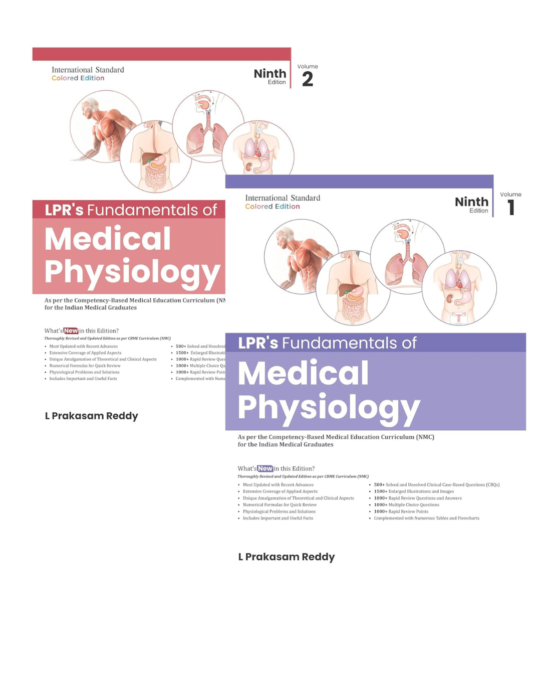 LPR's Fundamentals of Medical Physiology (2 Vols) 9/e 2024-2025 by L Prakasam Reddy