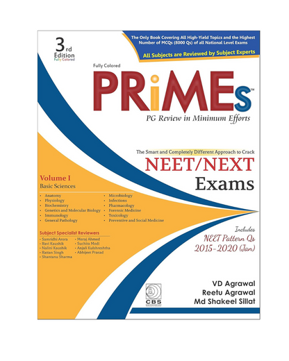 PRIMES (Vol I) Basic Science 3/e 2020  by Agrawal V D GRAWAL V.D