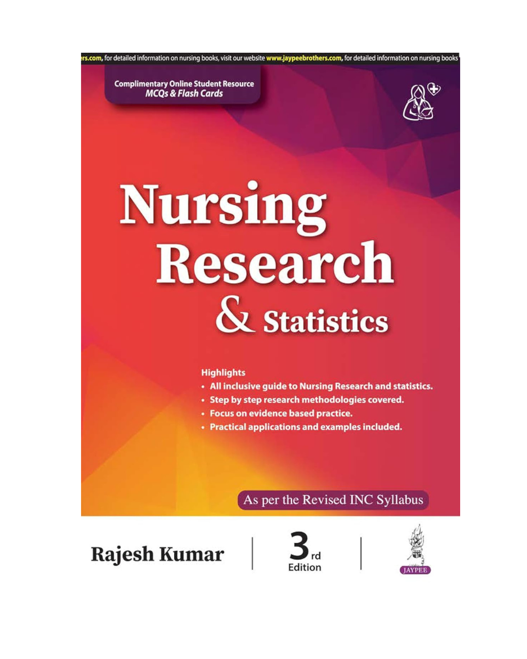 Nursing Research & Statistics 3/e 2024 by Rajesh Kumar