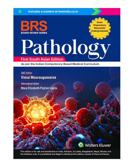 BRS Pathology,1st South Asian edition 2022