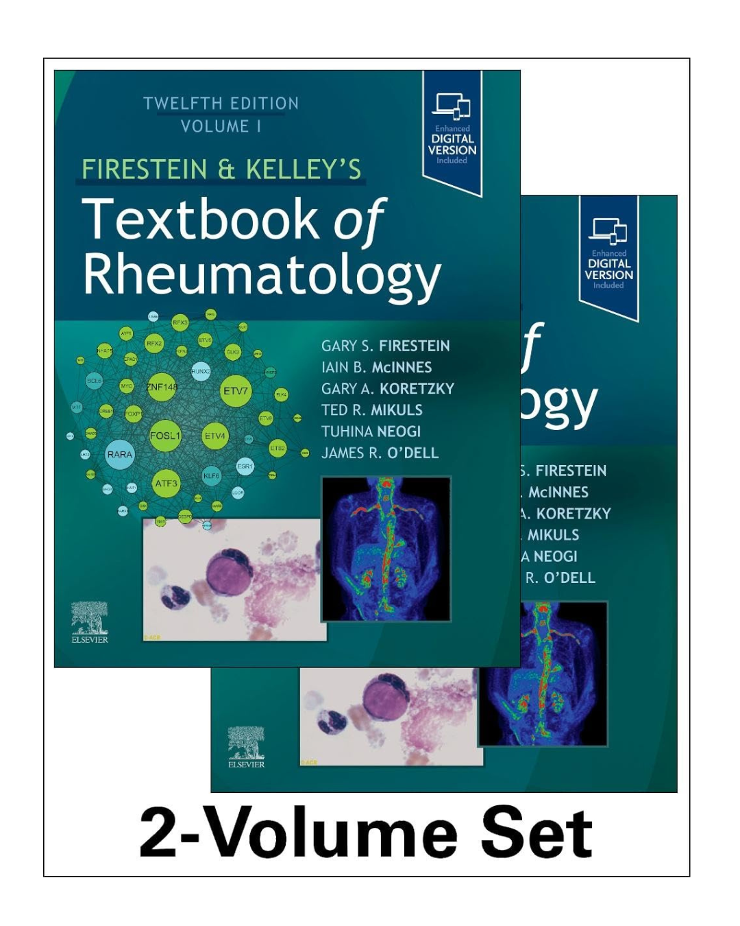 Firestein & Kelley's Textbook of Rheumatology 2 Vol Set 12/e 2024 by Gary S. Firestein