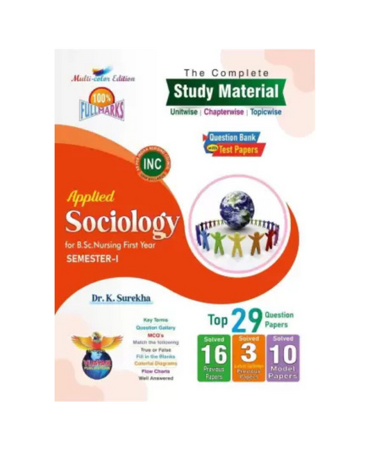 Applied Sociology for B.Sc Nursing First Year (Sem 1) Dr K Surekha