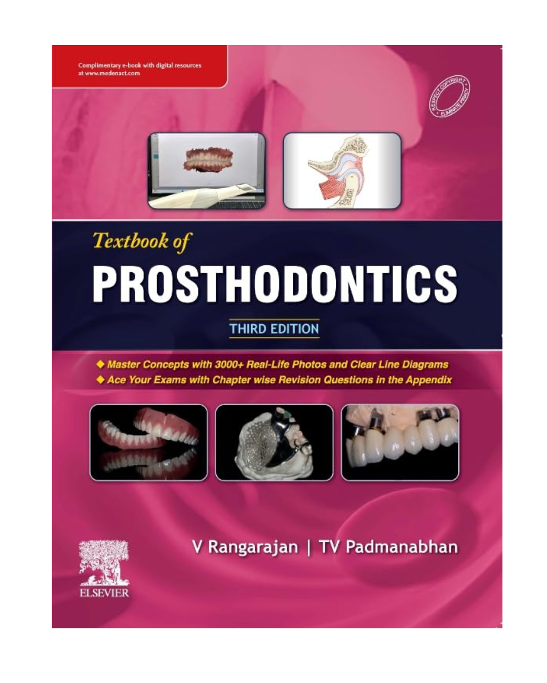 Textbook of Prosthodontics 3/e 2024 by V Rangarajan