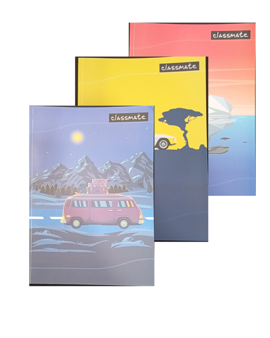 Unruled Notebook for Medical Students (Set of 3) - 240 pages each