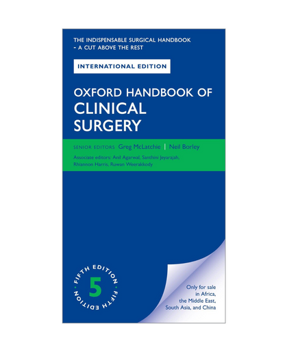 Oxford Handbook of Clinical Surgery 5/e 2022 by Ruwan Weerakkody Anil Agarwal